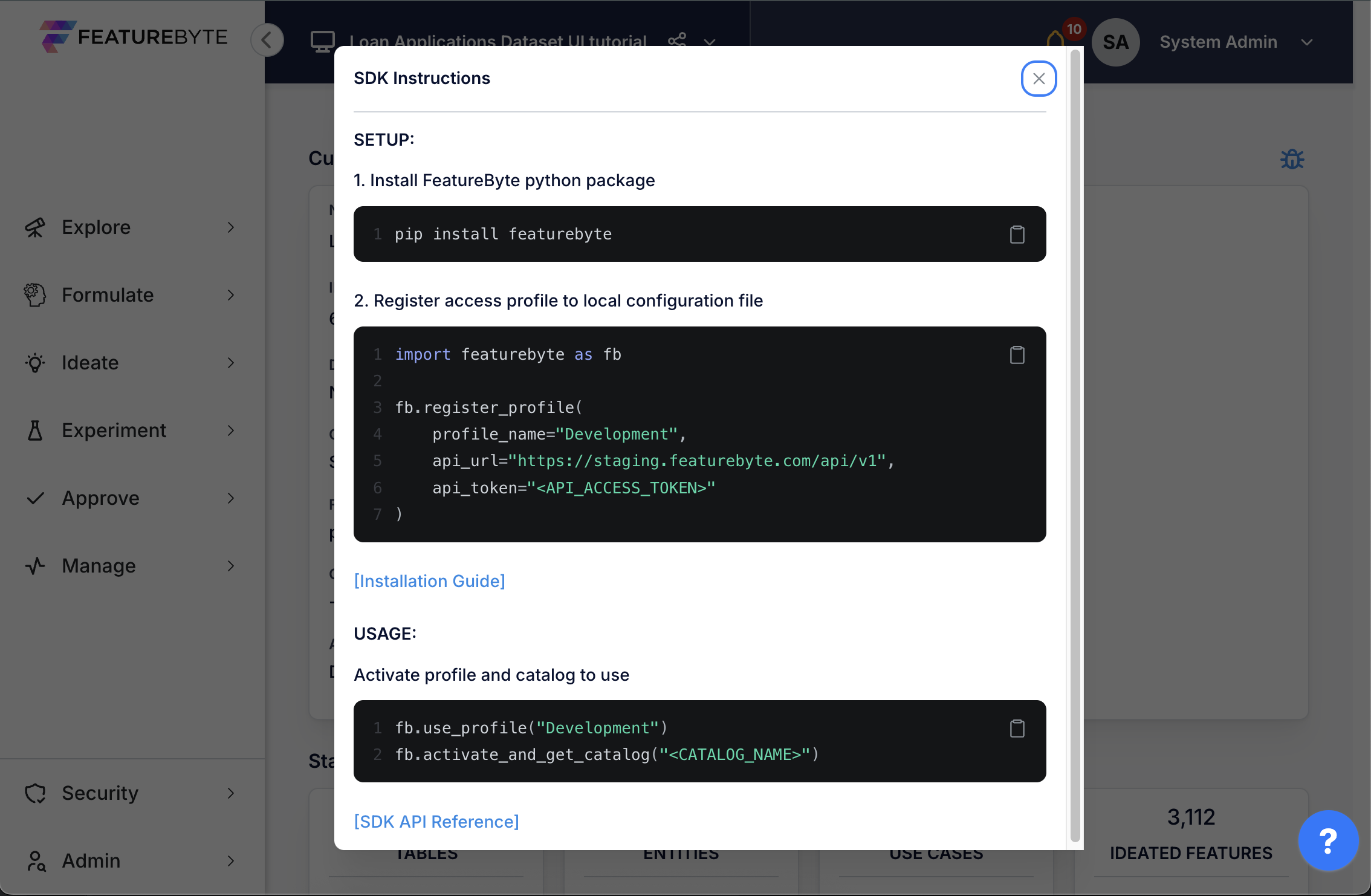 Configure SDK