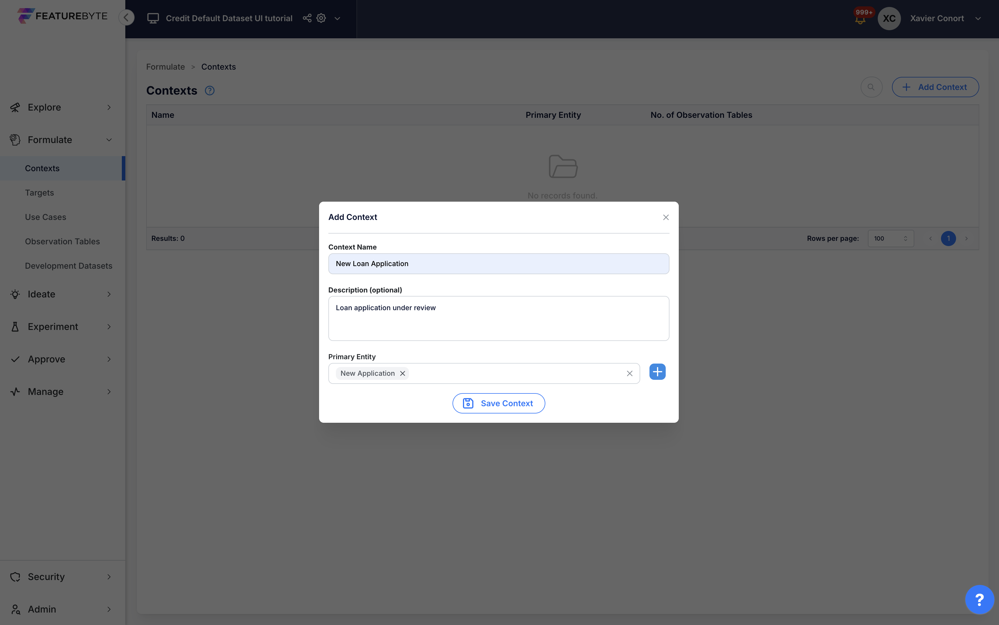 Context Catalog