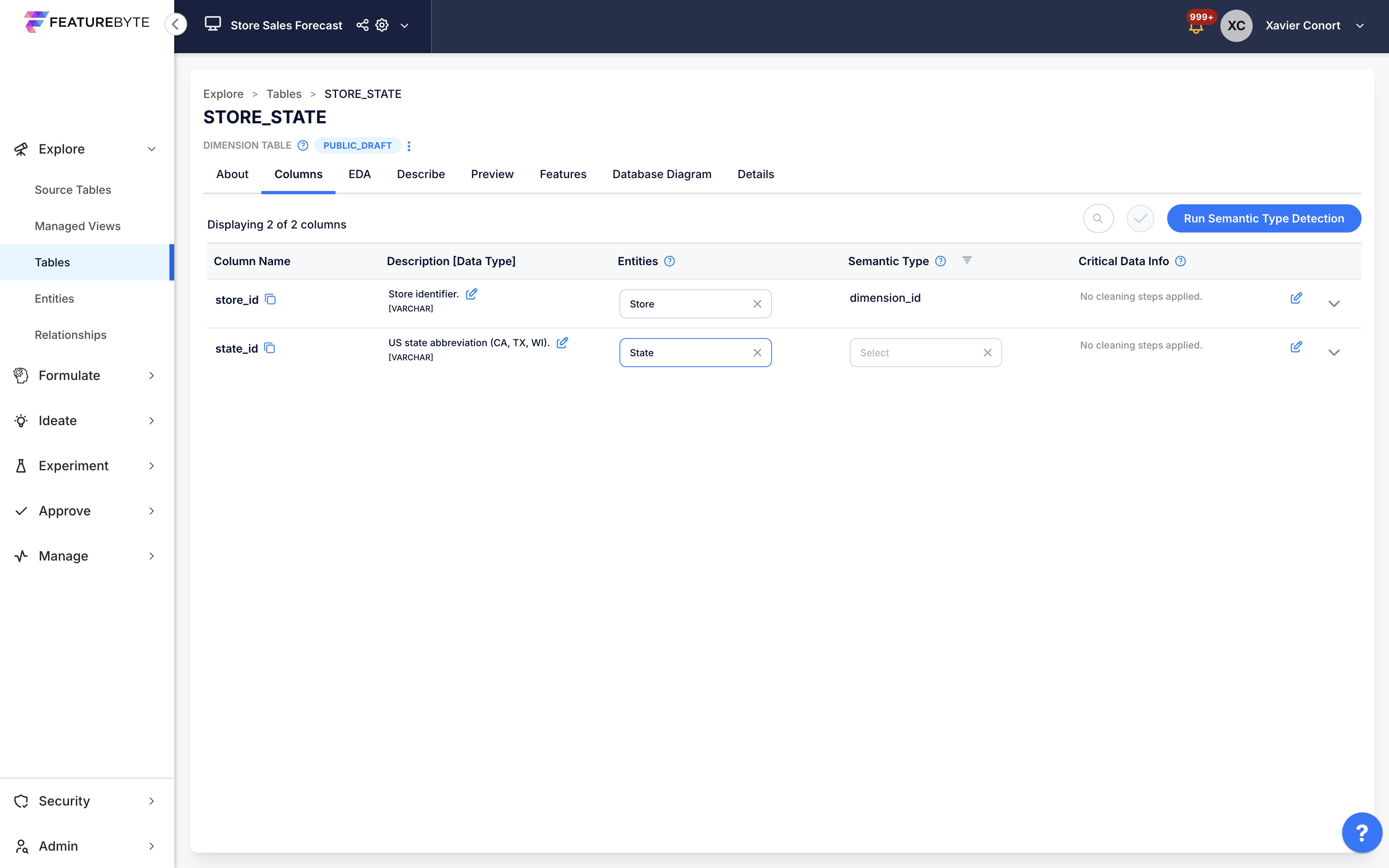 Tag Entities in STORE_STATE