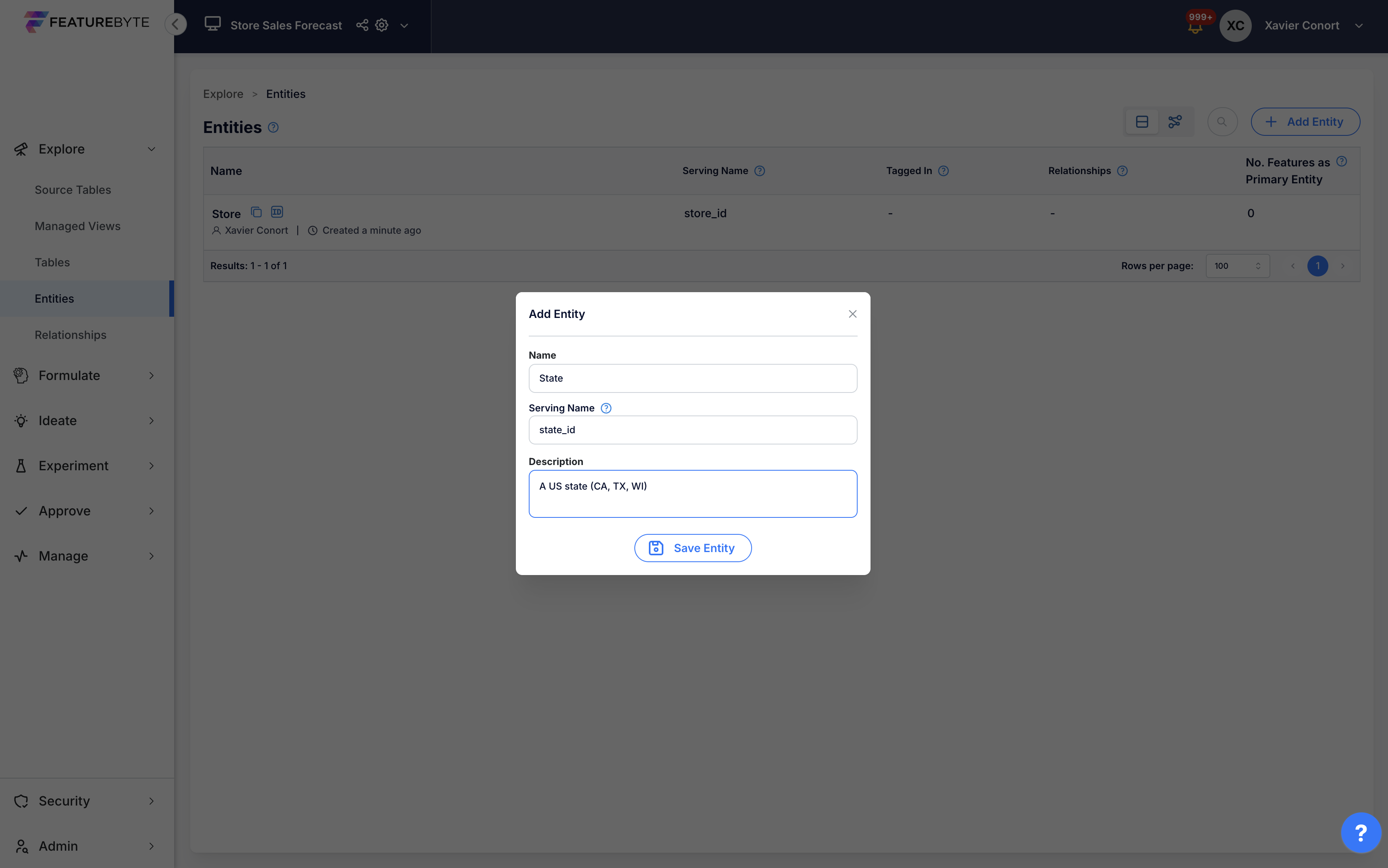 Register State Entity